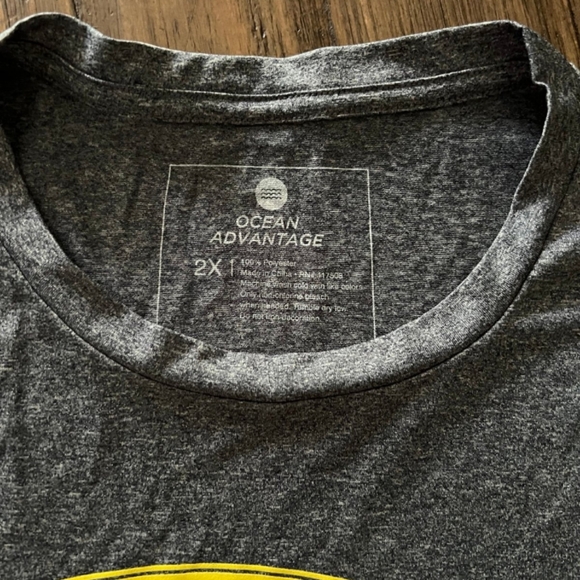 Ocean coast polyester shirt size 2XL - Picture 3 of 3